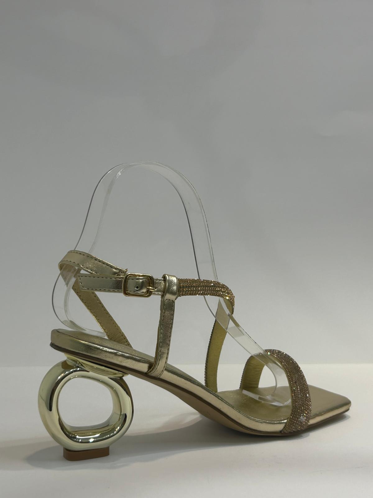 Sandalia Joyas Azarey – 531J684 Oro | Plata - Imagen 3