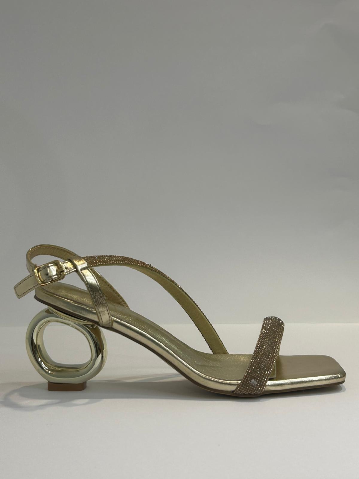 Sandalia Joyas Azarey – 531J684 Oro | Plata - Imagen 2