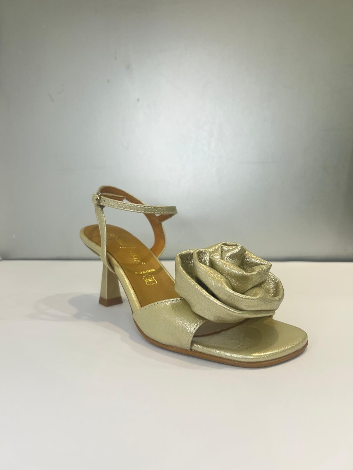 Sandalias de Fiesta Daniela X - Vega 2559 Rojo | Platino | Bronce - Imagen 8