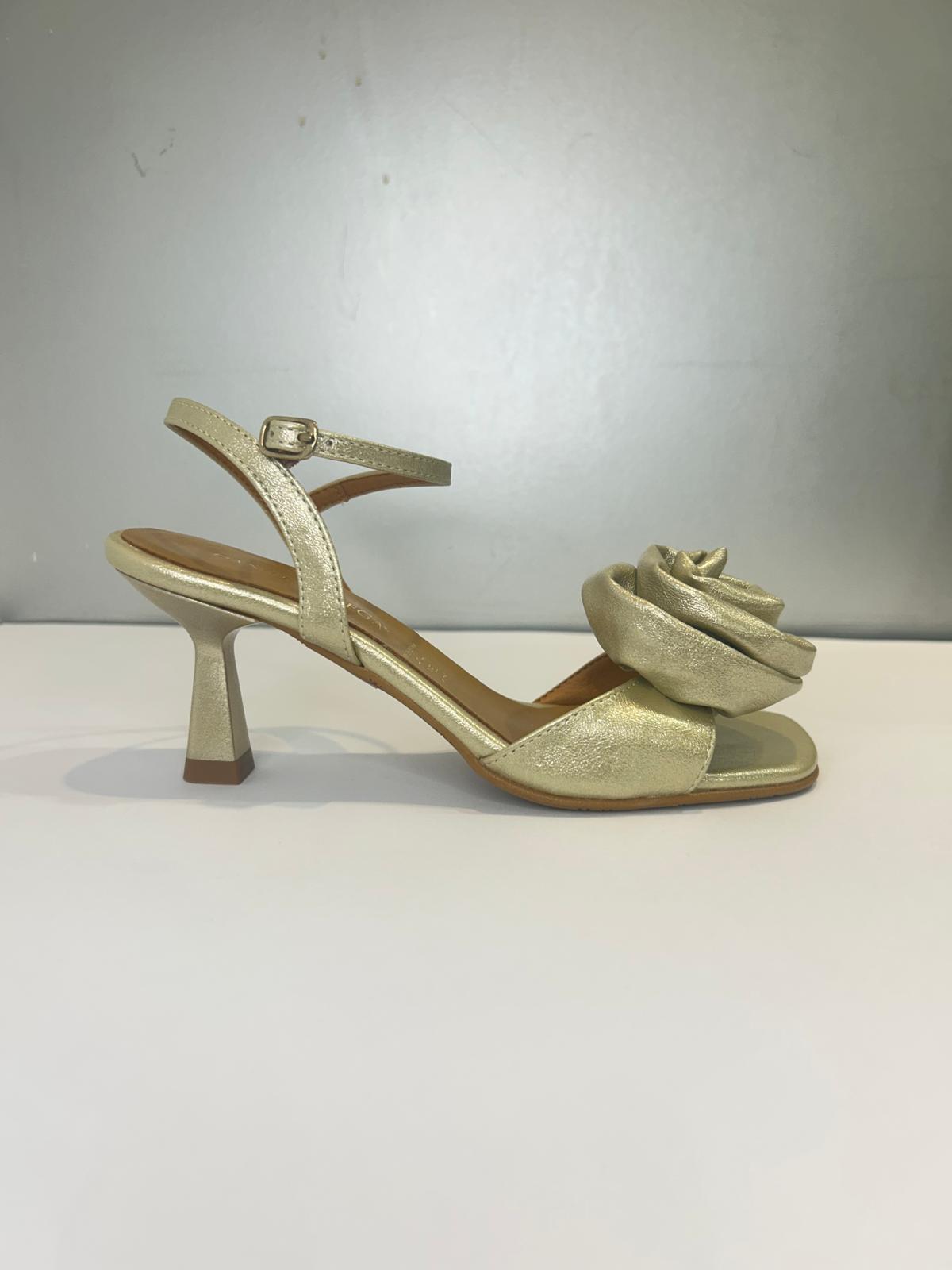 Sandalias de Fiesta Daniela X - Vega 2559 Rojo | Platino | Bronce - Imagen 10